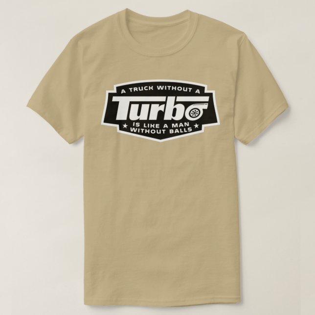 Turbo Lastbil 2 T Shirt (Design framsida)