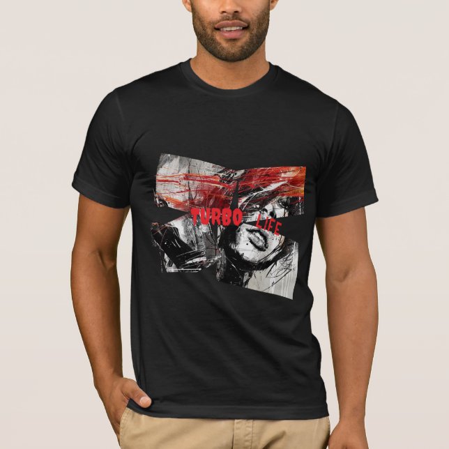 Turbo liv modern t shirt (Framsida)