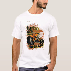 Turbo Orange Burn Road Graphic Tee