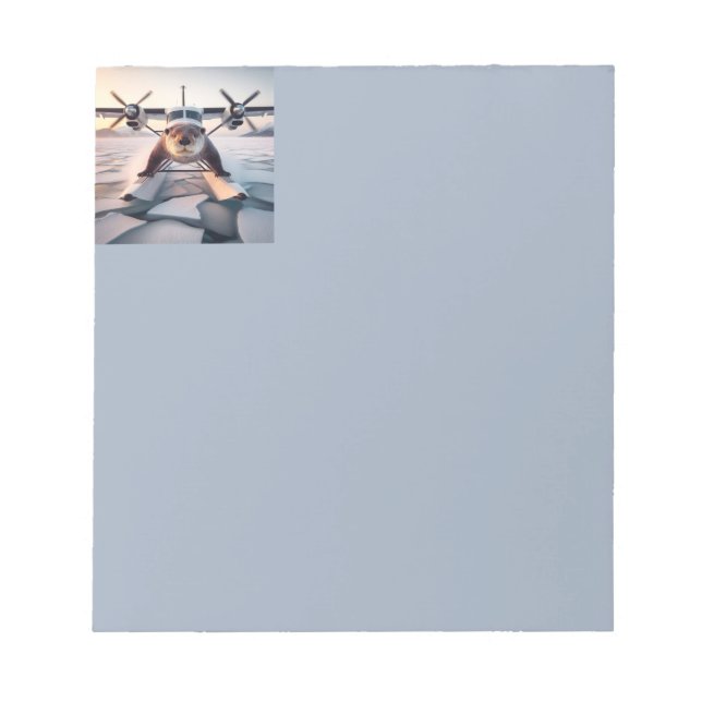 Turbo Prop Twin Engine Flyter Flygplan Bush Kanada Anteckningsblock (Framsida)