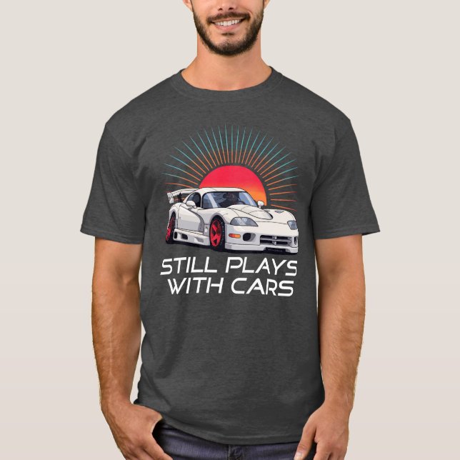 Turbo Sports Car Exotic Tävling Car Guy Älskare T Shirt (Framsida)