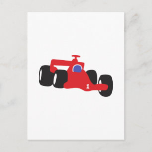 Turbo tävla car vykort