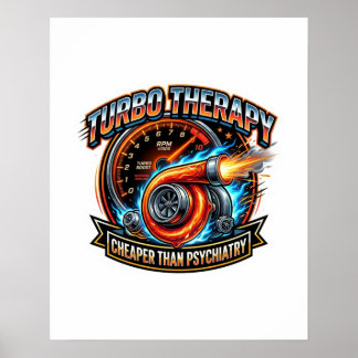 Turbo-terapi billigare än psykiatri - JDM Tuner Poster