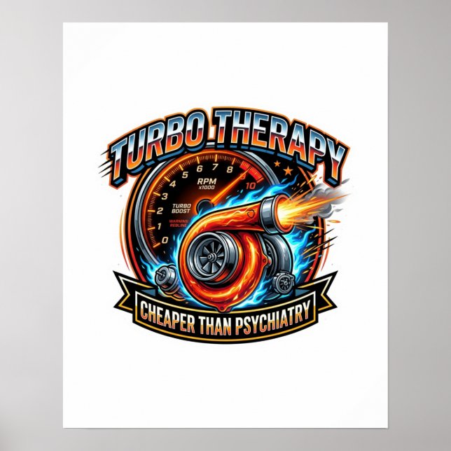 Turbo-terapi billigare än psykiatri - JDM Tuner  Poster (Framsidan)