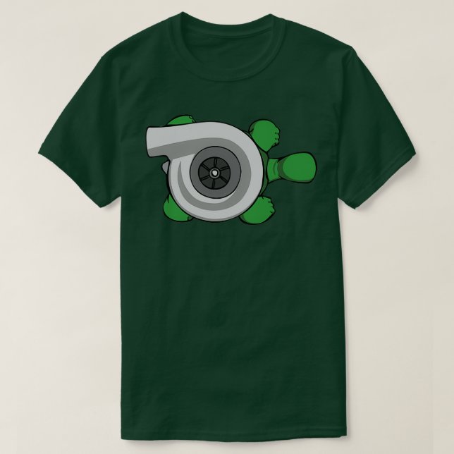 Turbo Turtle T Shirt (Design framsida)