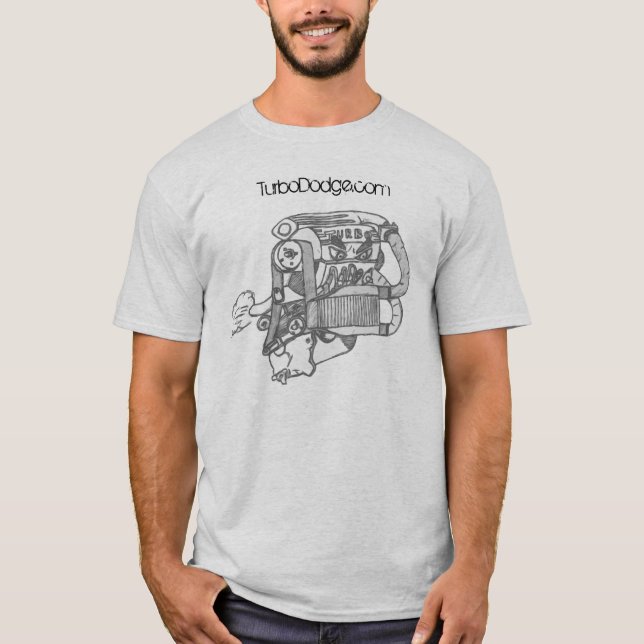 Turbocharged 2.2l! tee shirt (Framsida)