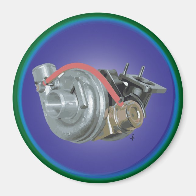 Turbocharger Magnet (Framsidan)