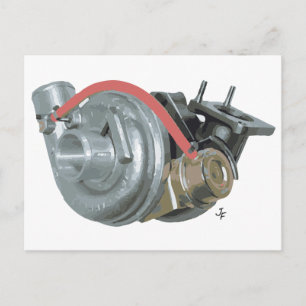 Turbocharger Vykort