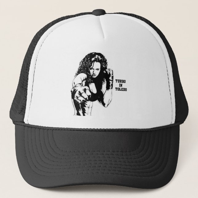 Turbointoledogirl hatt truckerkeps (Framsida)