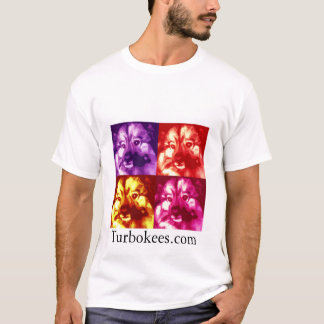 Turbokees.com kvadrat färgad logotyp tröja