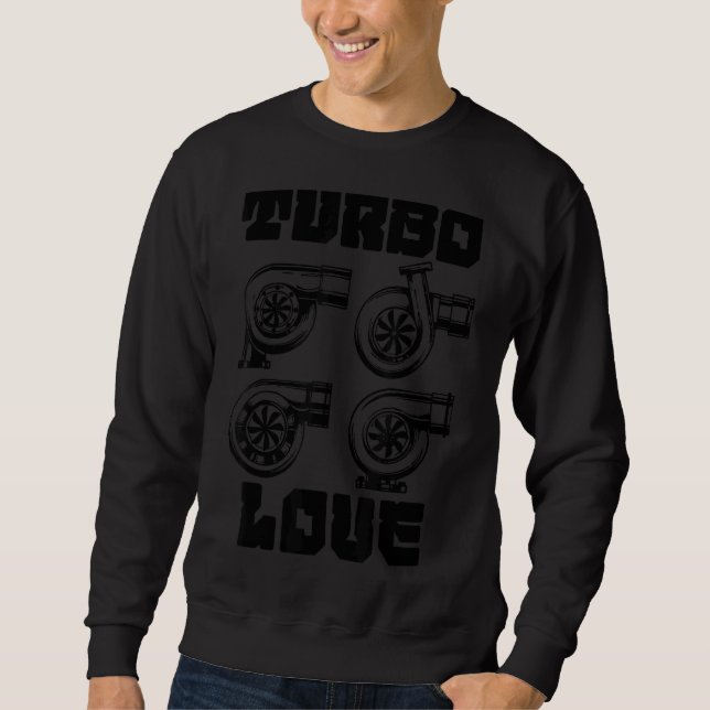 Turboladderbilsmekanismen trendig Verktyg Lång Ärmad Tröja (Framsida)