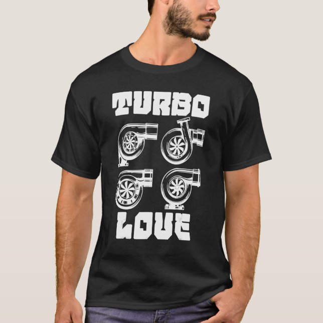 Turboladderbilsmekanismen trendig Verktyg T Shirt (Framsida)