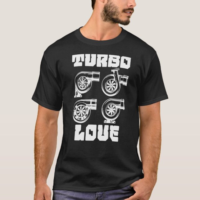 Turboladderbilsmekanismen trendig Verktyg T Shirt (Framsida)