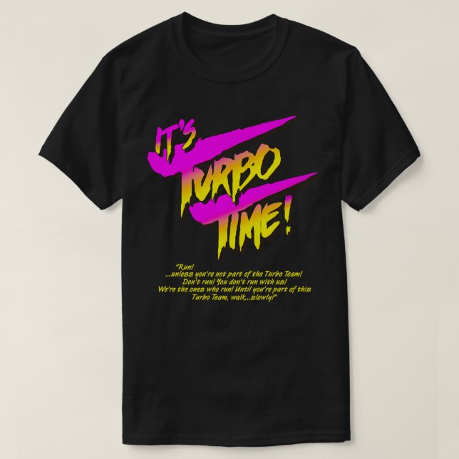 Turbotid T Shirt (Design framsida)