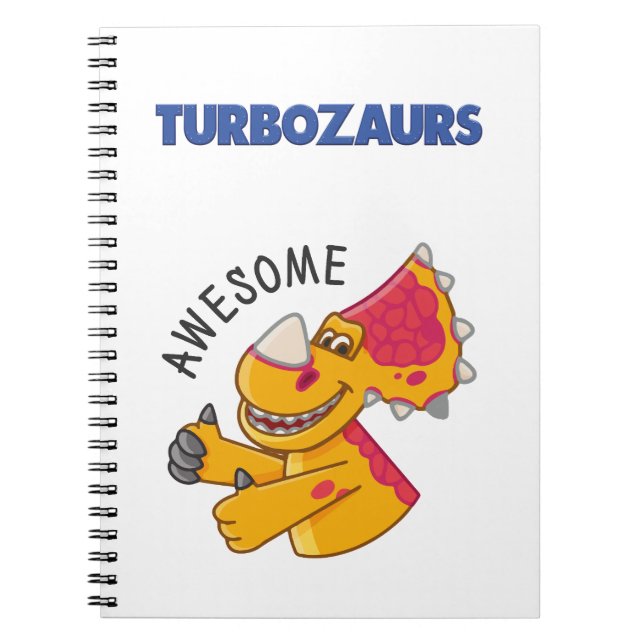 Turbozaurer  anteckningsbok (Framsidan)