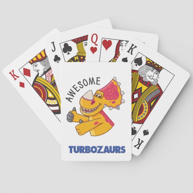 Turbozaurs Casinokort (Baksidan)