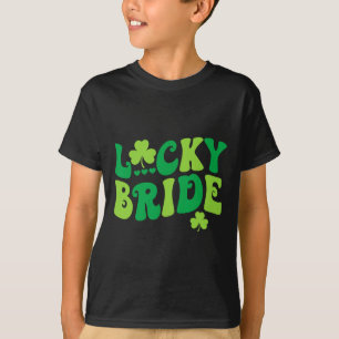 Turbrud Groom Brudpar Matchande Bröllop St Patr T Shirt