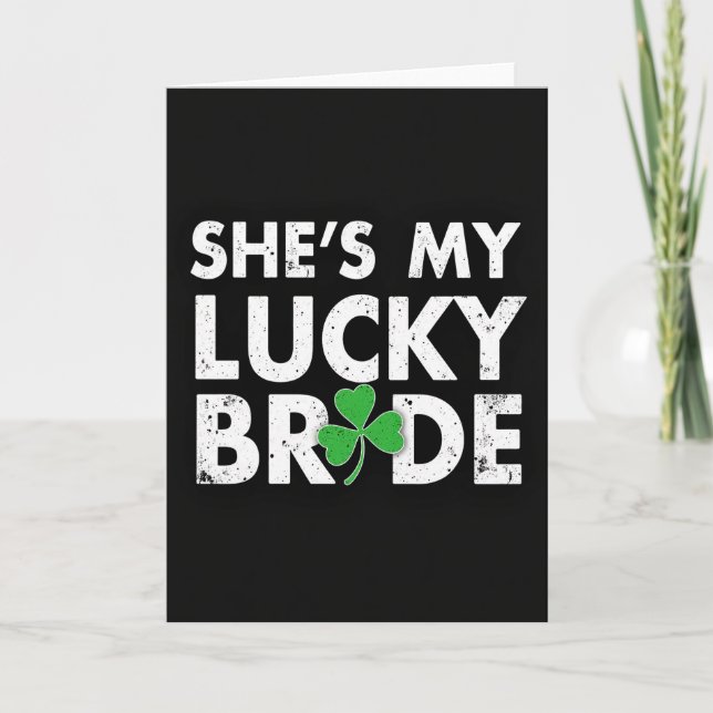 Turbrud Shamrock-kort Kort (Framsida)