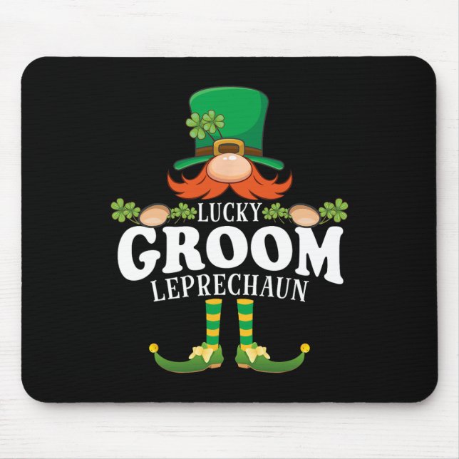 Turbrud Tomte Roligt St. Patricks Day  Musmatta (Framsidan)