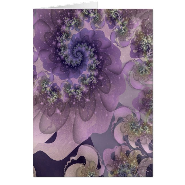 Turbulent drömmar hälsningskort (Framsidan)