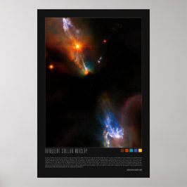Turbulent Stellar Nursery Poster