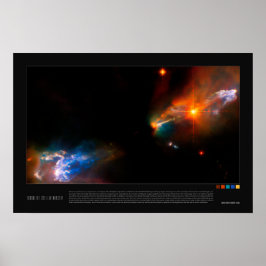 Turbulent Stellar Nursery Poster