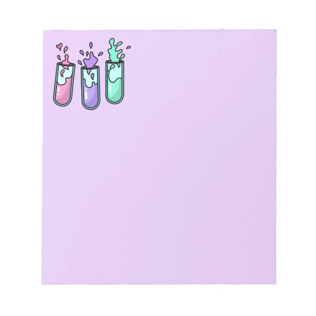 Turbulenta provrör anteckningsblock (Framsida)