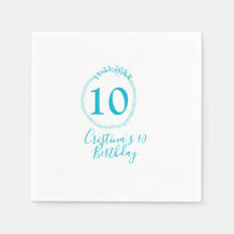 Turcitcirkeln. Runda glitter 10-årsdagen fet