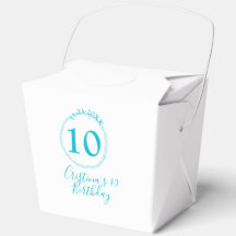 Turcitcirkeln. Runda glitter 10-årsdagen fet