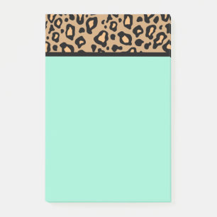 Turcoise Teacher's Leopard Post, det noterar gift Post-it Block