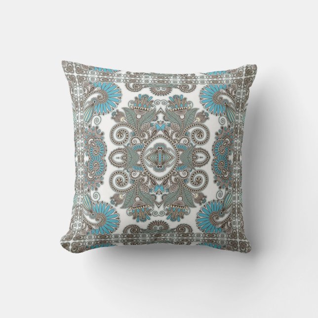 Turcos Baroque Reversible Designer Pillow Kudde (Framsida)