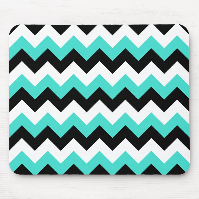 Turcos Black and White Chevron Musmatta (Framsidan)