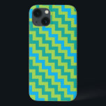 Turcos Blue Neon Grönt Emerald Chevrons<br><div class="desc">En chic Fodral-Mate fodral för att skydda din Samsung Galaxy Note 4-smartphone,  med en zigzag mönster av turkos,  nyon grönt och emerald chevrons. En del av "Blue Måne"-insamlingen Posh & Painterly,  detta mönster kan lätt anpassas så att det passar alla Fodral.</div>