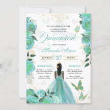 Turcos Blue Ro Butterfly Quinceanera