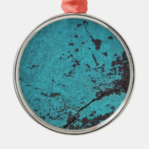 Turcos Blue Rusted Julgransprydnad Metall