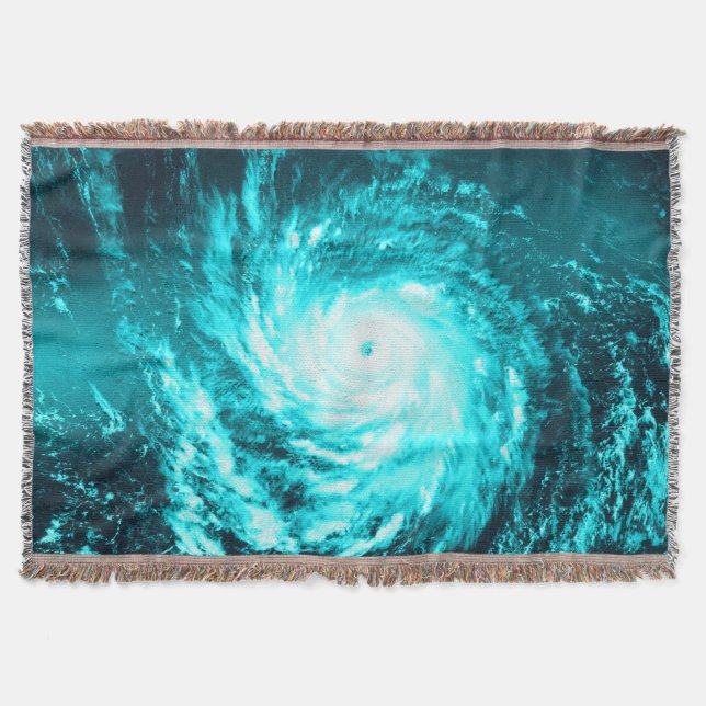 Turcos Blue Spiral orkan Filt (Framsidan)