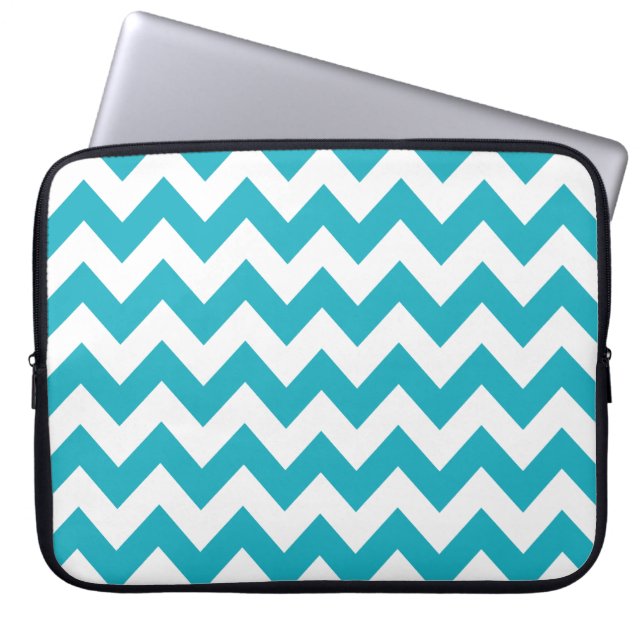 Turcos Bold Chevron Laptop Sleeve (Framsidan)