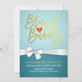 Turcos Brunch & Bubbly Inbjudningskort för möhippa