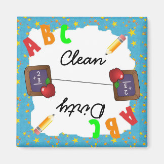 Turcos Clean & Dirty School Chalkboard Magnet