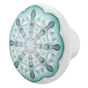 Turcos Coral Reef Mandala Knopp
