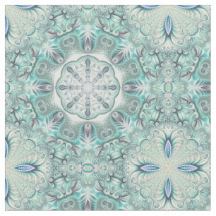 Turcos Coral Reef Mandala Tyg