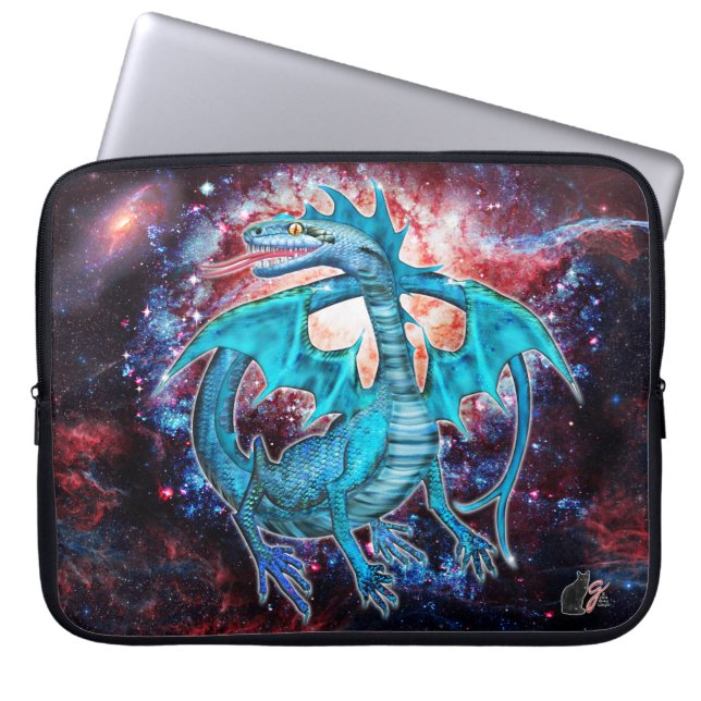 Turcos Cosmic Dragon Laptop Fodral (Framsidan)