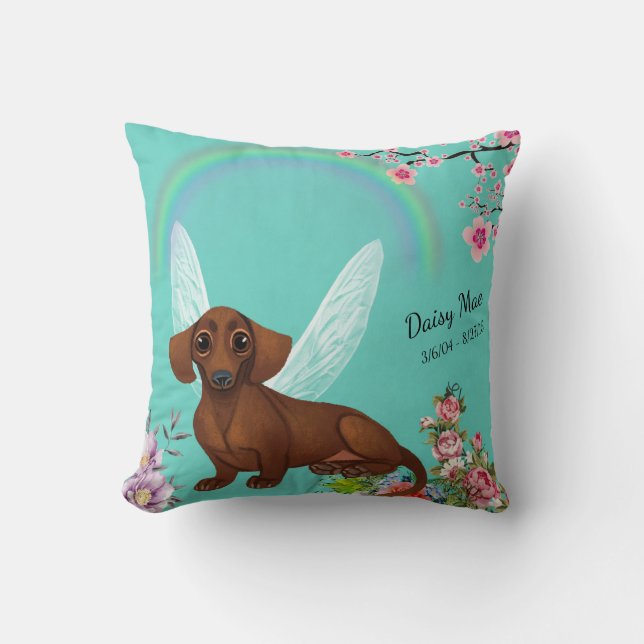 Turcos Dachshund Remembran accent Pillow Kudde (Framsida)