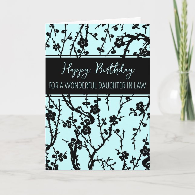 Turcos Flowers Dotter i Lag Birthday Kort (Framsida)