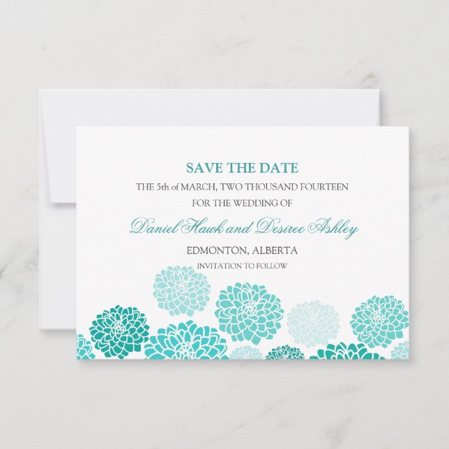 Turcos Garden Wedding SPARVE DATE Spara Datumet (Framsida)