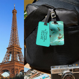 Turcos Gemstone Image Luggage Tag and Strap Bagagebricka
