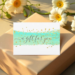 Turcos Glitter Business Gift-certifikat