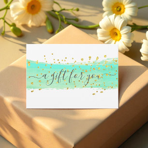 Turcos Glitter Business Gift-certifikat