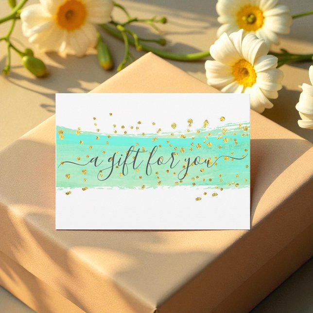 Turcos Glitter Business Gift-certifikat (Skapare uppladdad)