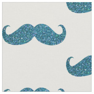 Turcos Glitter Mustache #2 Tyg